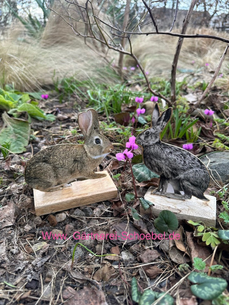 „Hase“ in Naturlook,m ca 11x5x13cm